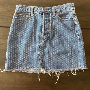 BDG Urban Outfitters Women's Stretch Denim Mini Skirt Blue Medium